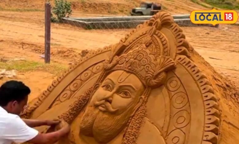 Ajmer News: दो घंटे की मेहनत और रेत से जीवंत हुए बाबा रामदेव, कलाकृति बनी आकर्षण का केंद्र