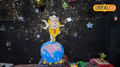 Barmer Ganesh Festival: बाड़मेर के गणपति पंडाल में दिखा अंतरिक्ष लोक, ग्रहों के बीच विराजे