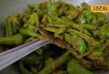 Besan Mirchi Recipe I हरी मिर्च में लगा बेसन का तड़का, दही ने बढ़ाया स्वाद… ऐसी है धौलपुर की खास सब्जी
