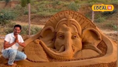 Ganesh Idol Made of Sand: गणेश उत्सव पर अजय रावत का अनोखा हुनर, रेत से बना दी गणपति की खूबसूरत प्रतिमा