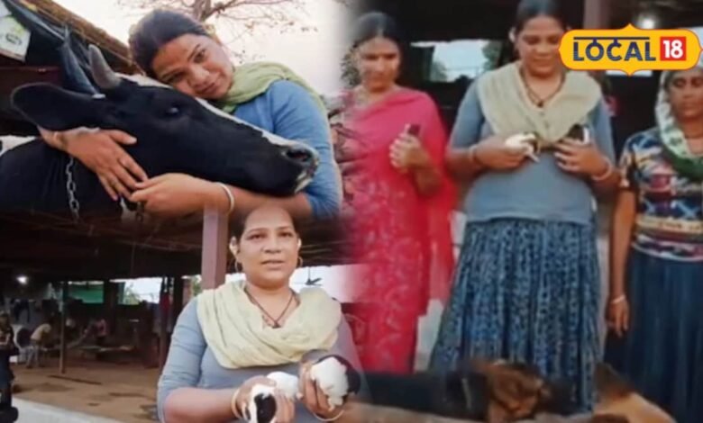 ज्यादा पशु-पक्षियों के बीच गुजरता है हीना बाई किन्नर का पूरा दिन, बच्चों की तरह रखती हैं ख्याल