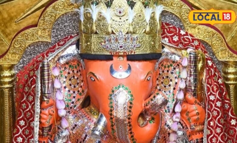 नौलखा हार, सोने का मुकुट और चांदी की धोती से होता जयपुर के इस मंदिर में भगवान गणपति का खास श्रृंगार