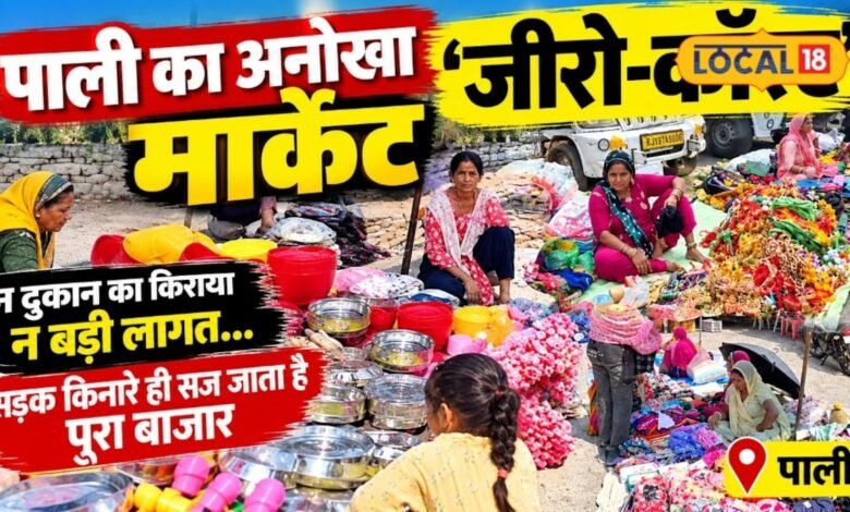 पाली का अनोखा 'जीरो-कॉस्ट' मार्केट; महीने में एक दिन लगता है मेला, न किराया-न खर्च