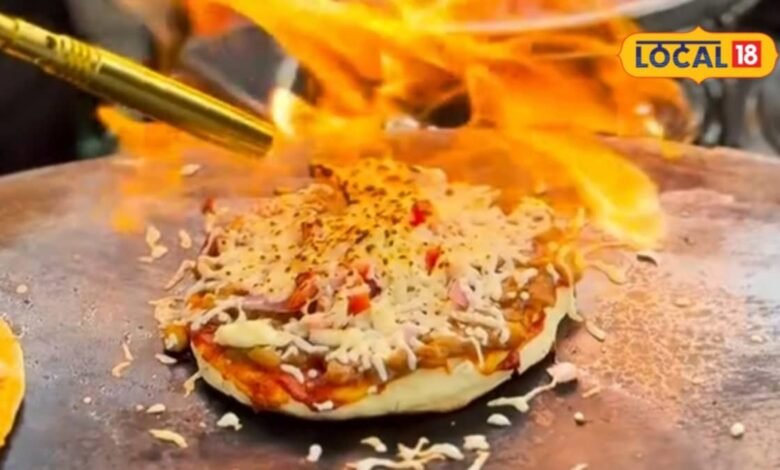 Jai Govind Fire Kulcha I जयपुर में छोले-कुलचे का बदला अंदाज, आग पर बनता है फायर कुलचा