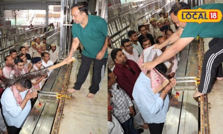 KhatuShyam Ji: खाटूश्यामजी पहुंचे वन मंत्री संजय शर्मा,लखदातार के दरबार में नवाया शीश,सुख-समृद्धि की मांगी दुआ