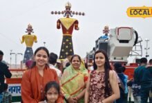 Kota Dussehra Mela 2026: कोटा में 105 फीट का हाईटेक रावण तैयार, 360 डिग्री घूमेगी गर्दन, तलवार भी चलाएगा