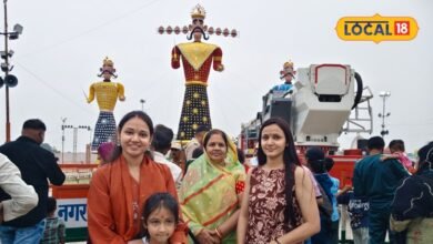 Kota Dussehra Mela 2026: कोटा में 105 फीट का हाईटेक रावण तैयार, 360 डिग्री घूमेगी गर्दन, तलवार भी चलाएगा