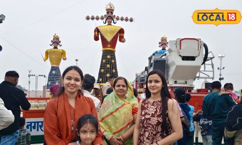 Kota Dussehra Mela 2026: कोटा में 105 फीट का हाईटेक रावण तैयार, 360 डिग्री घूमेगी गर्दन, तलवार भी चलाएगा