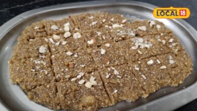 Rice Jaggery Burfi Recipe | Rice Jaggery Burfi Recipe Easy Diwali Sweets at Home | How to make Rice Jaggery Burfi