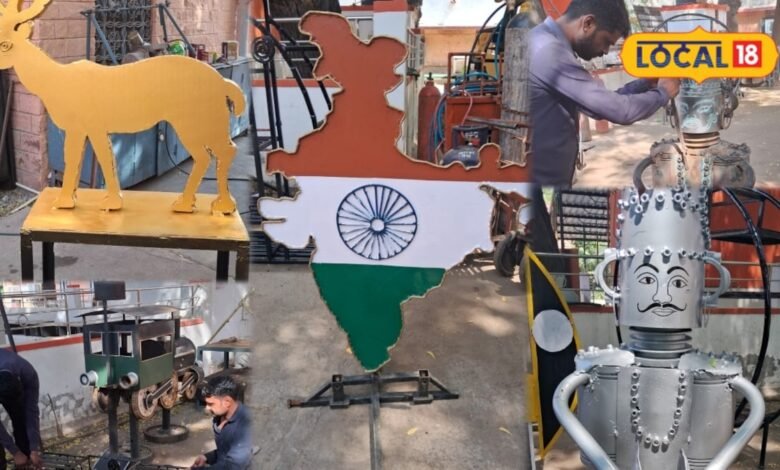 Scrap Waste Reuse: कबाड़ पड़ा था बेकार, जोधपुर में रेलकर्मियों ने हुनर से बना दिए शेर और रोबोट