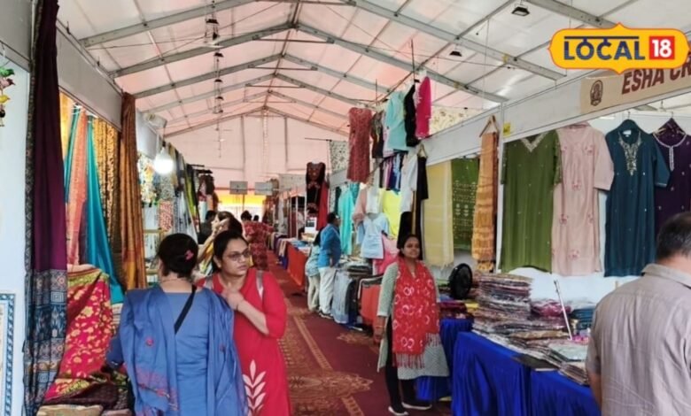 Swadeshi Art and Craft Fair: जयपुर में यहां सस्ते में मिल रहीं देशभर की खूबसूरत साड़ियां, महिलाओं की उमड़ी भीड़