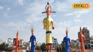 जोधपुर में इस बार 60 फीट के रावण का होगा दहन नाभि में अग्निबाण लगते ही घूमेगी चकरी, मुंह और आंखों से बरसेंगे अंगारे