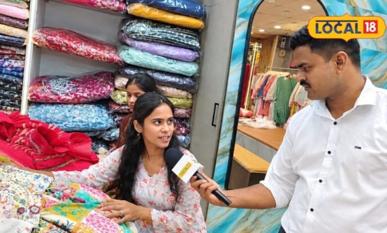 डांडिया नाइट और गरबा को लेकर चनिया चोली, शरारा और गरारे की बढ़ी डिमांड, 700 में उपलब्ध है ड्रेस, ग्रेटर नोएडा के बाजार में लग रही भीड़