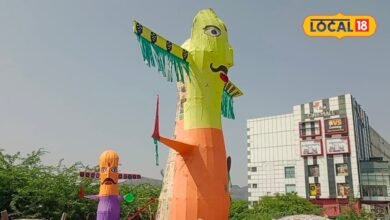 दशहरे से पहले अजमेर में रावण का बाजार तैयार, कीमत 1100 रुपए से शुरू होकर 50 हजार तक