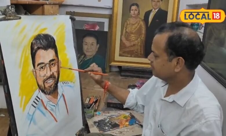 फ्लाईदुबई के हीरो कैप्टन स्मित मच्छार को खास ट्रिब्यूट, जयपुर के आर्टिस्ट ने बनाई वाटर कलर पेंटिंग