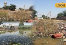 रुदावल पोखर में सड़ रहा पानी, चारों तरफ कचरा... बदबू से लोगों का जीना मुश्किल